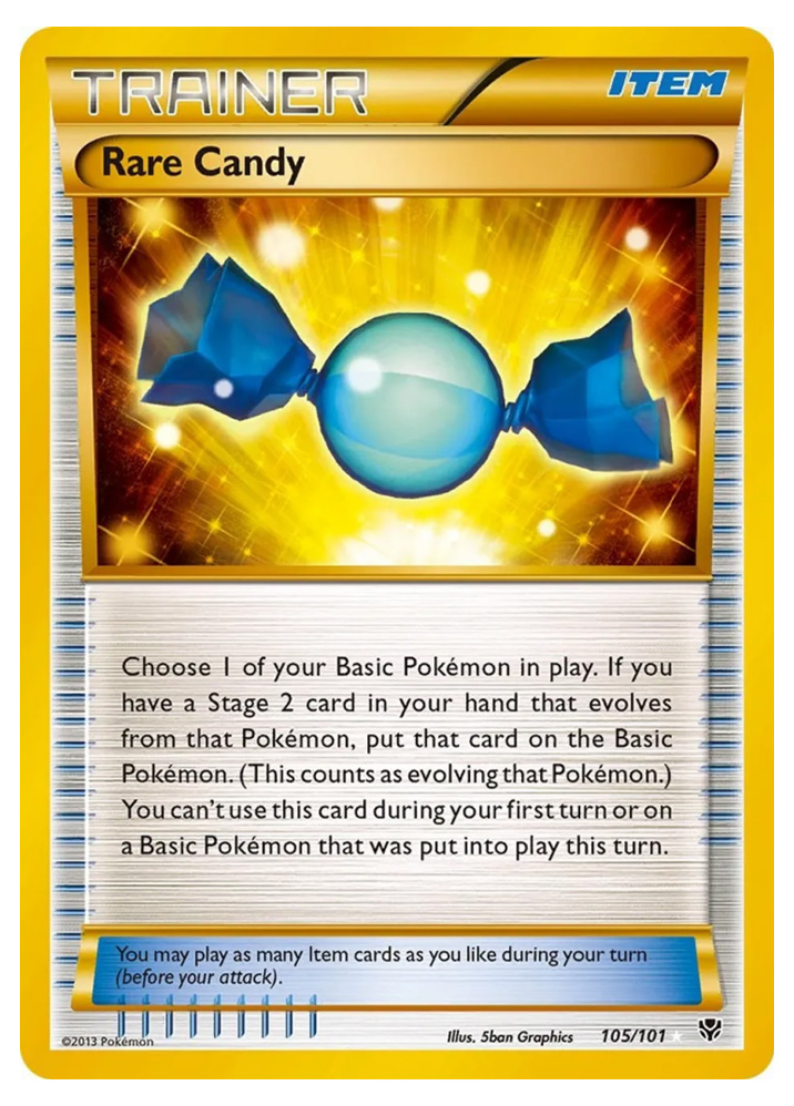 Gold Rare Candy - Plasma Blast - Pokemon Card