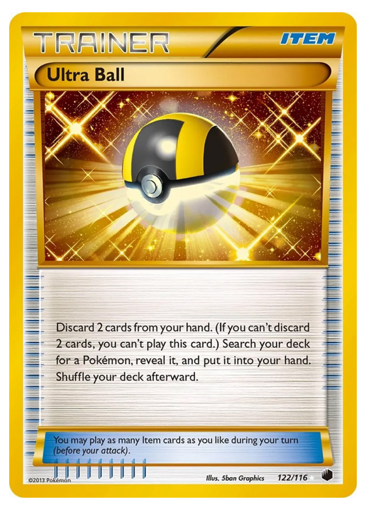 Gold Ultra Ball - Plasma Freeze - Pokemon Card